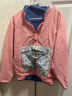 Men’s Chubbies Coral Pullover Jacket with Patterned Pocket